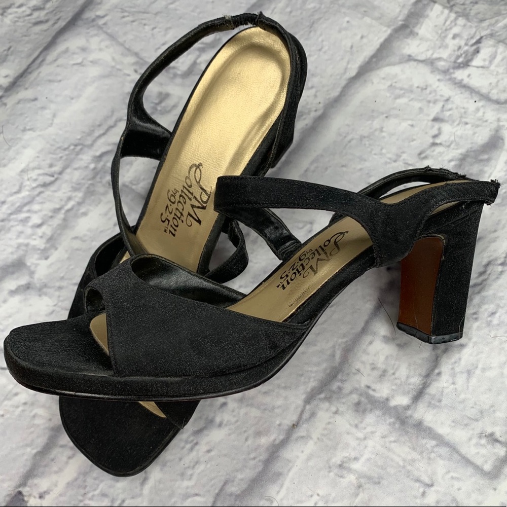PM Collection 925 Black Heels